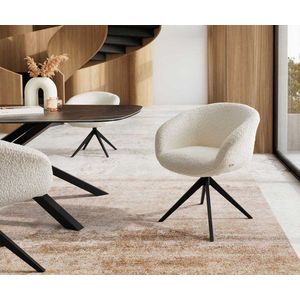 Otočná stolička Vinka-Flex s podrúčkami krížová základňa široká kovová vyobraziť