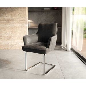 Jedálenská stolička Heira-Flex s podrúčkami konzolová základňa plochá vyobraziť