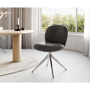 Otočná stolička Nube-Flex krížová základňa široká z nehrdzavejúcej vyobraziť