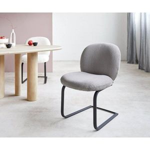 Jedálenská stolička Nube-Flex konzolová základňa plochý kov čierny vyobraziť