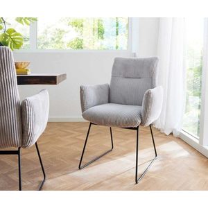 Jedálenská stolička Jova-Flex s tenkou kovovou základňou čierna vyobraziť