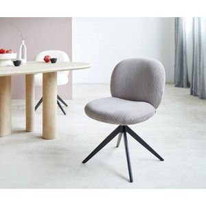 Otočná stolička Nube-Flex krížová základňa široká kovová čierna vyobraziť