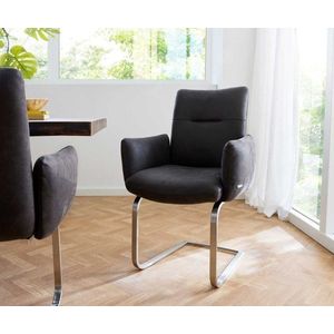 Jedálenská stolička Jova-Flex s podrúčkami konzolová základňa plochá vyobraziť