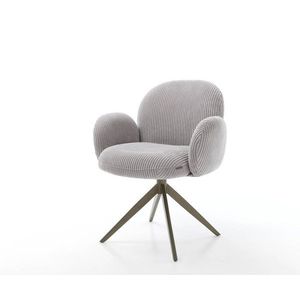 Jedálenská stolička Nube-Flex s podrúčkami s krížovou podnožou široká vyobraziť