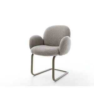 Jedálenská stolička Nube-Flex s podrúčkami konzolová základňa plochý vyobraziť