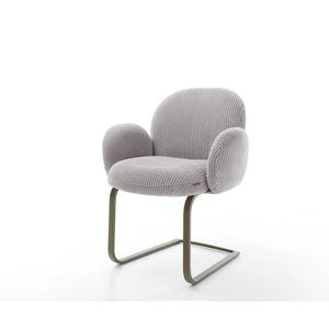 Jedálenská stolička Nube-Flex s podrúčkami konzolová základňa plochý vyobraziť