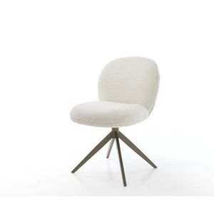 Jedálenská stolička Nube-Flex s krížovou základňou široká kovová vyobraziť