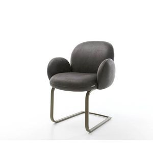 Jedálenská stolička Nube-Flex s podrúčkami konzolová základňa plochý vyobraziť