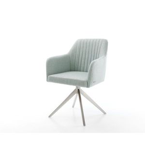 Jedálenská stolička Greg-Flex látka mint krížová podnož široká vyobraziť