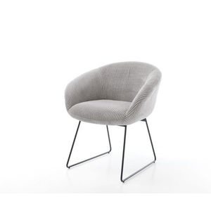 Jedálenská stolička Vinka-Flex s manšestrovými podrúčkami vyobraziť