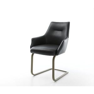 Jedálenská stolička Alja-Flex s podrúčkami konzolová podnož plochý kov vyobraziť