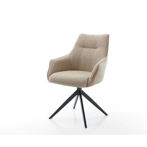 Alja-Flex otočné kreslo s podrúčkami krížová podnož široká kovová vyobraziť