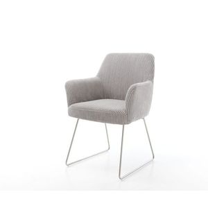 Xana-Flex jedálenská stolička tenká podnož z nehrdzavejúcej ocele, vyobraziť