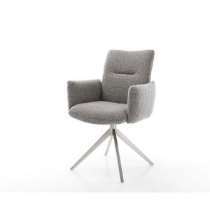 Jova-Flex otočné kreslo s podrúčkami široká krížová podstava nerezová vyobraziť