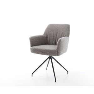 Xana-Flex otočné kreslo s podrúčkami krížová podnož zúžená kovová vyobraziť