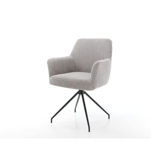 Xana-Flex otočné kreslo s podrúčkami krížová podnož zúžená kovová vyobraziť