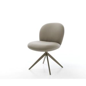 Otočné kreslo Nube-Flex široká krížová podnož titánová pravá sivohnedá vyobraziť