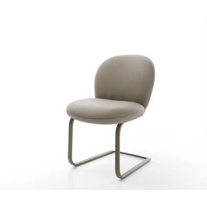 Nube-Flex jedálenská stolička konzolová podnož plochá titánová pravá vyobraziť