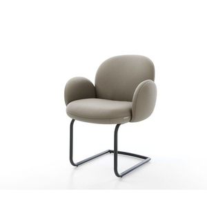 Nube-Flex jedálenská stolička s podrúčkami konzolová podnož okrúhla vyobraziť