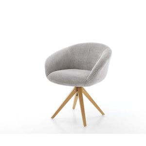 Otočné kreslo Vinka-Flex s podrúčkami drevená podnož štvorcová vyobraziť