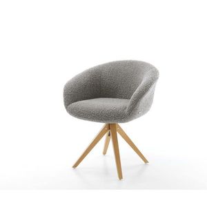 Otočné kreslo Vinka-Flex s podrúčkami drevená podnož štvorcová vyobraziť