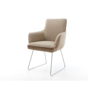 Jedálenská stolička Heira-Flex tenká podnož z nehrdzavejúcej ocele vyobraziť