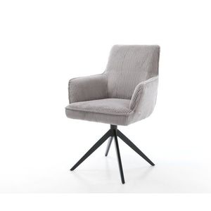 Heira-Flex otočné kreslo s podrúčkami krížová podnož široká kovová vyobraziť