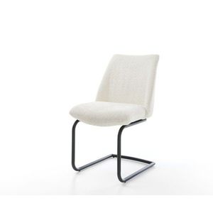 Elso-Flex jedálenská stolička konzolová podnož okrúhla kovová čierna vyobraziť