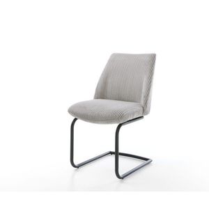 Elso-Flex jedálenská stolička konzolová podnož okrúhla kovová čierna vyobraziť