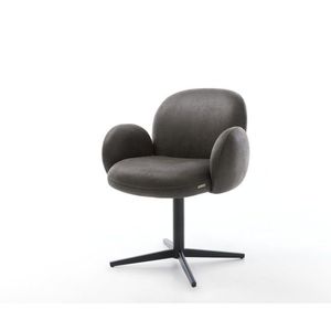 Nube-Flex jedálenská stolička s podrúčkami z mikrovlákna antracitová vyobraziť