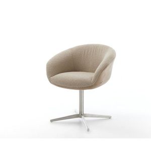 Jedálenská stolička Vinka-Flex s podrúčkami mix materiálov béžová vyobraziť