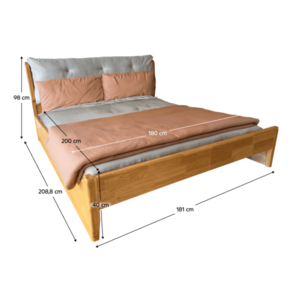 Manželská posteľ FLORENCIA Tempo Kondela vyobraziť