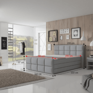 Boxspringová postel CRESSEN 1 Tempo Kondela vyobraziť