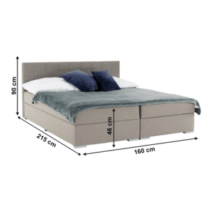 Boxspringová posteľ FERATA TV KOMFORT Tempo Kondela vyobraziť