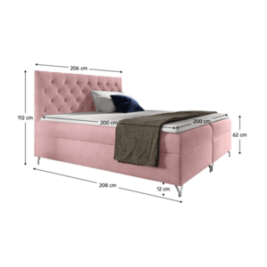 Boxspringová posteľ GUINEVRA 4 Tempo Kondela vyobraziť