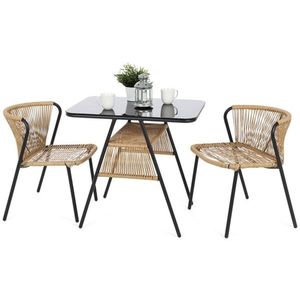 Záhradná balkónová súprava 3 ks Dekorhome vyobraziť