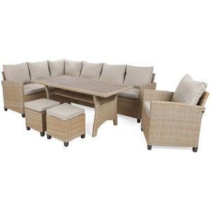 Záhradná sedacia súprava 6 ks umelý ratan vyobraziť