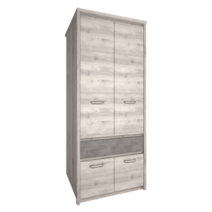 Šatníková skriňa JESI 4D1S Tempo Kondela vyobraziť