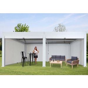 Bioklimatická pergola HWC-L46 3x6 so 6 bočnými stenami vyobraziť