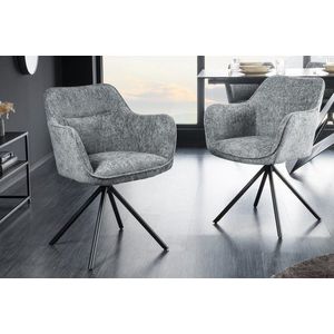 Otočné jedálenské kreslo 2 ks TEMUS Dekorhome vyobraziť
