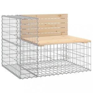 Záhradná gabiónová lavica Dekorhome vyobraziť