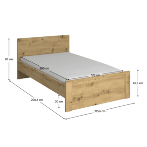 Posteľ AIRON Tempo Kondela vyobraziť