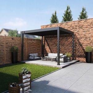 Bioklimatická pergola INTRO NEO 3, 6x3 m voľne stojaca Rojaplast vyobraziť
