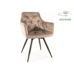 Otočné jedálenské kreslo MANGO VELVET Signal vyobraziť