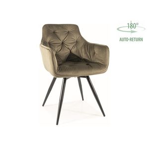 Otočné jedálenské kreslo MANGO VELVET Signal vyobraziť