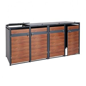 Prístrešok na 4 popolnice J82 vyobraziť