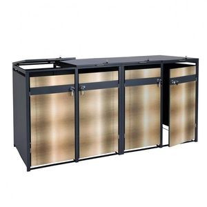 Prístrešok na 4 popolnice J82 vyobraziť