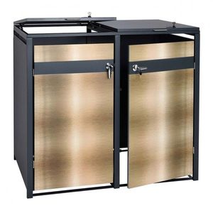 Dvojitý prístrešok na smetiaku J82 vyobraziť