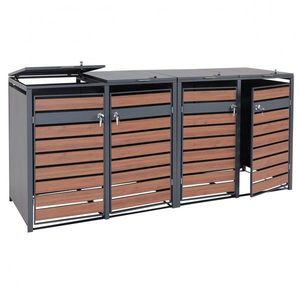 Prístrešok na 4 popolnice J81 XL vyobraziť