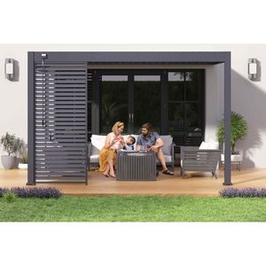 Bioklimatická pergola INTRO PLUS 4x3 m k stene Rojaplast vyobraziť